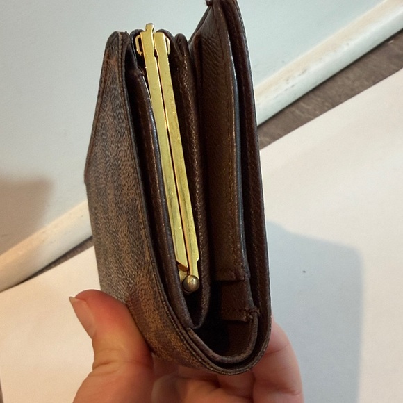 Authentic Louis Vuitton Damier Ebene French Purse Wallet - Picture 6 of 9